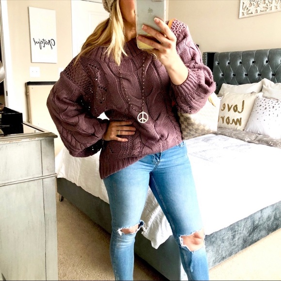 Olive Chunky Sweater - Picture 4 of 6